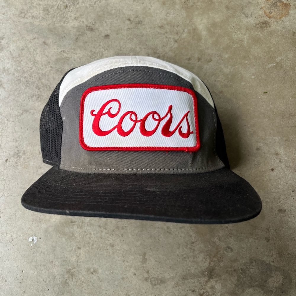 Coors Trucker Hat with Red Logo
